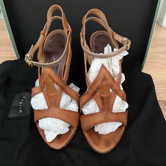 Maiyet Arc Semi Wedge Sandal 36.5 - Picture 2 of 11